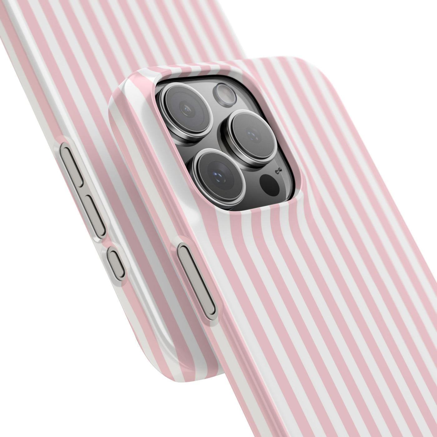 Slim Sweet Pink Striped Cute Phone Case for Iphone 16 - | iPhone 15 Pro Max Case | iPhone 14 Case Iphone 13 12 11 10 9 8 7 X XS Gift for Her