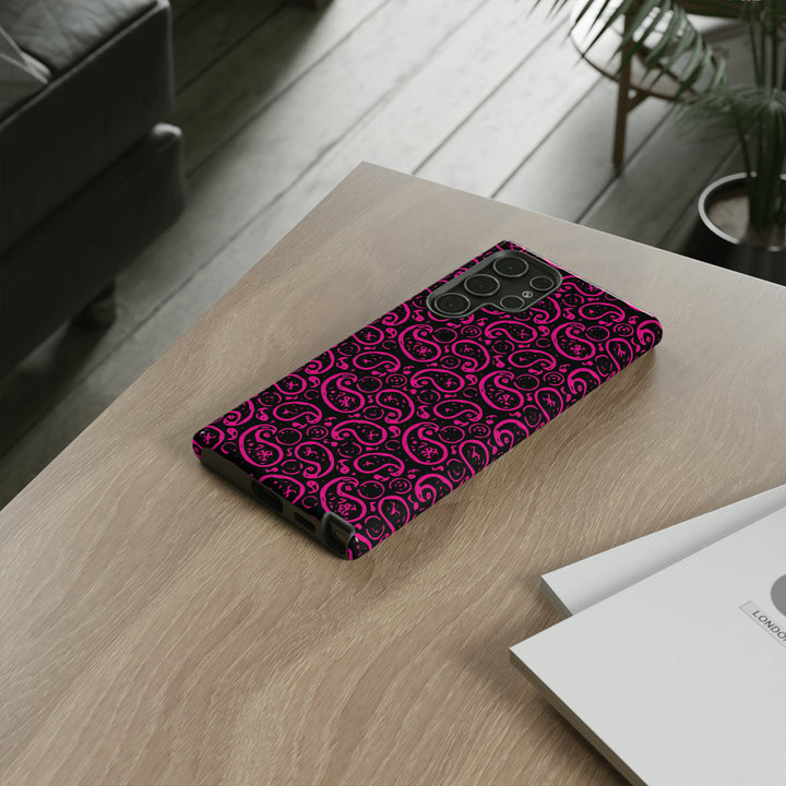 Samsung Galaxy Phone Case | Galaxy S23, S22, S21, S20 | Luxury Case Double Layered | Impact Resistant | Fashionable - Paisley 3 - Studio40ParkLane
