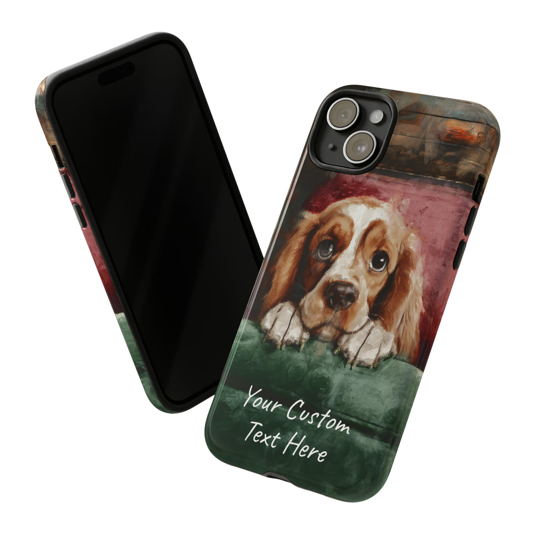 Personalize this Cute IPhone Case | Cocker Spaniel iPhone Case, iPhone 15 Case | iPhone 15 Case, Iphone 14 Case, Iphone 14 Pro Max Case - Studio40ParkLane