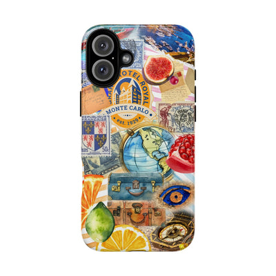 Cute European Summer Collage Phone Case, for IPhone 16 Case | Iphone 15, Iphone 14, IPhone 13 Case, 11 8 7, Samsung Galaxy S24, S23, S22, S21 Extra Protective