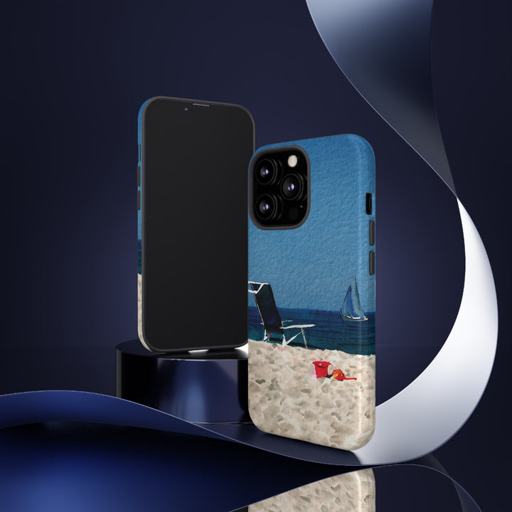 Cute Samsung Case | Cool Iphone Case | Summer Blue Beach Chair, Samsung S24, S23, S22, S21, IPhone 15 Case | Iphone 14 Case, Iphone 13 Case - Studio40ParkLane