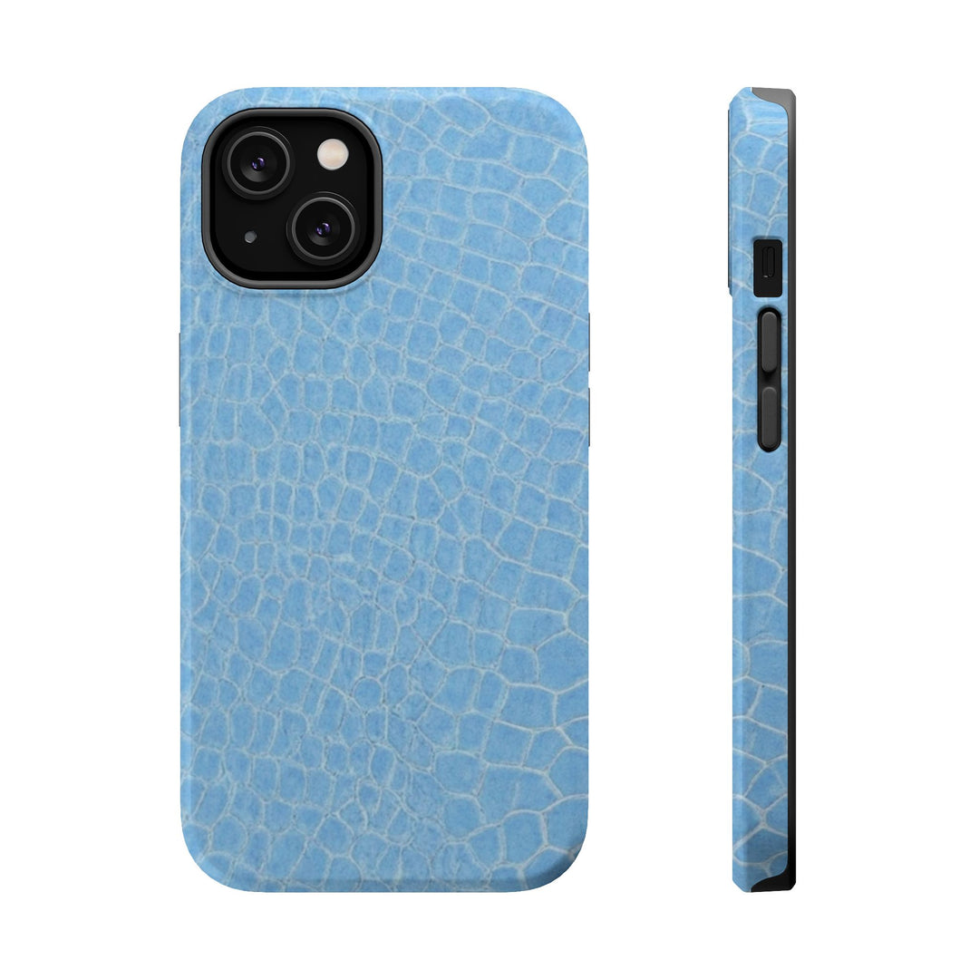 Non Leather Blue Color Pattern Magsafe Cute Phone Case for Iphone Gift for Her, | iPhone 15 Case | iPhone 15 Pro Max Case, Iphone 14, Iphone 14 Pro Max, Iphone 13, Iphone 16 - Studio40ParkLane