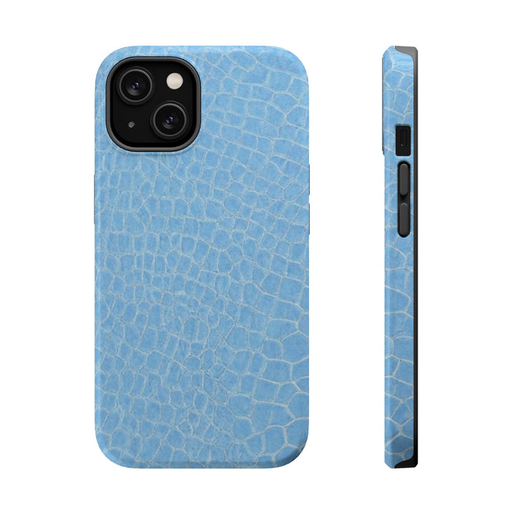 Non Leather Blue Color Pattern Magsafe Cute Phone Case for Iphone Gift for Her, | iPhone 15 Case | iPhone 15 Pro Max Case, Iphone 14, Iphone 14 Pro Max, Iphone 13, Iphone 16 - Studio40ParkLane