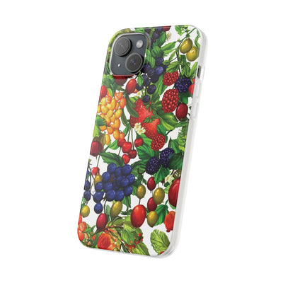 Cute Flexi Phone Cases, For Samsung Galaxy and Iphone, Summer Mixed Fruit, Galaxy S23 Phone Case, Samsung S22 Case, Samsung S21, Iphone 15, Iphone 14, Iphone 13