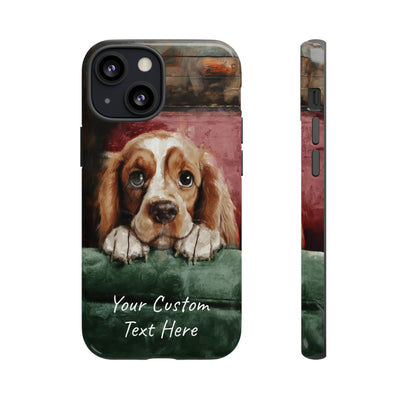 Personalize this Cute IPhone Case | Cocker Spaniel iPhone Case, iPhone 15 Case | iPhone 15 Case, Iphone 14 Case, Iphone 14 Pro Max Case