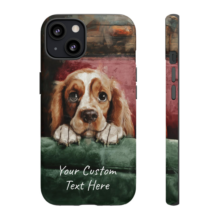 Personalize this Cute IPhone Case | Cocker Spaniel iPhone Case, iPhone 15 Case | iPhone 15 Case, Iphone 14 Case, Iphone 14 Pro Max Case - Studio40ParkLane