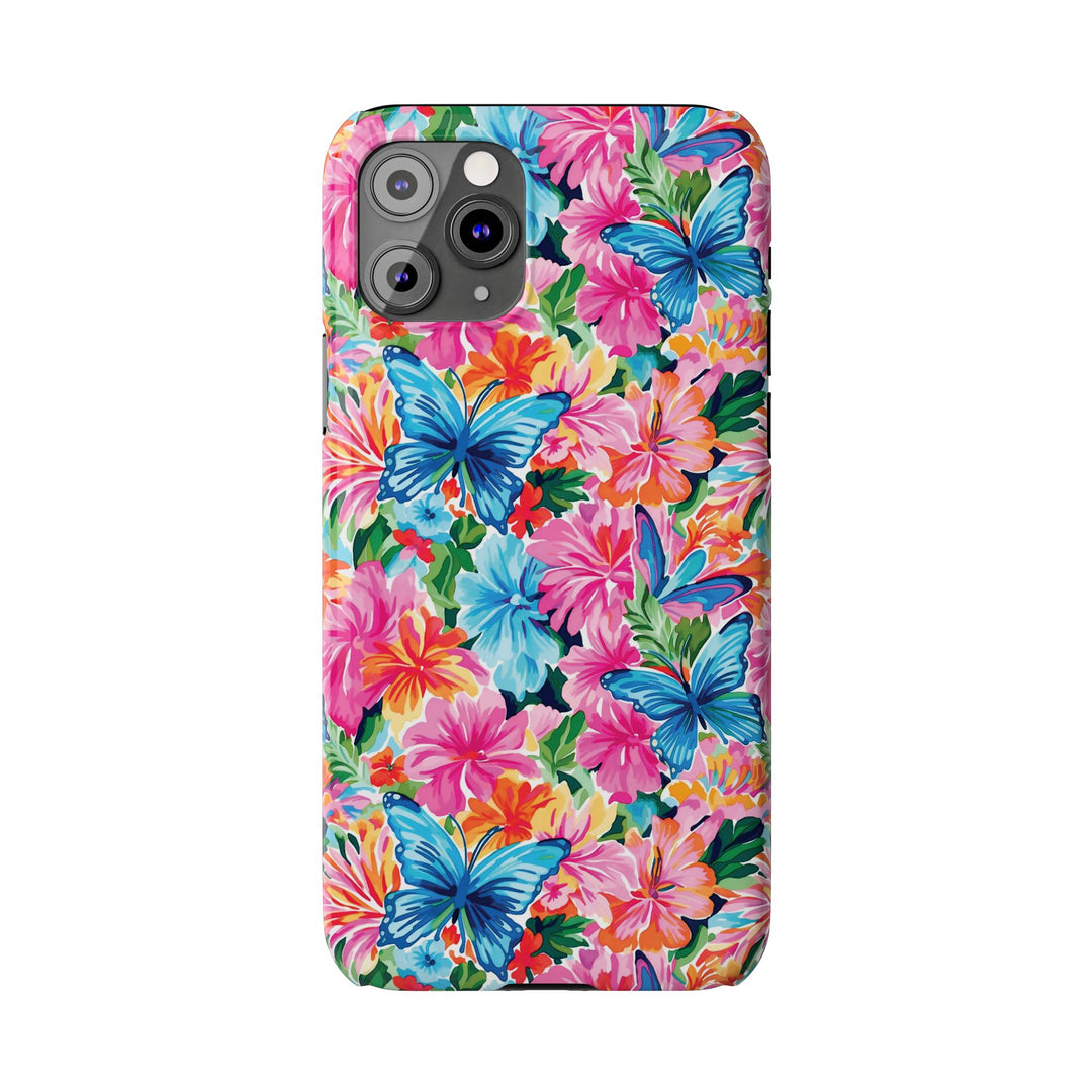 Slim Butterflies Flowers Gift for Her Cute Phone Cases for Iphone 16 Pro Max | iPhone 15 Case | iPhone 15 Pro Max Case, Iphone 14, 13, 12, 11, 10, 8, 7 - Studio40ParkLane