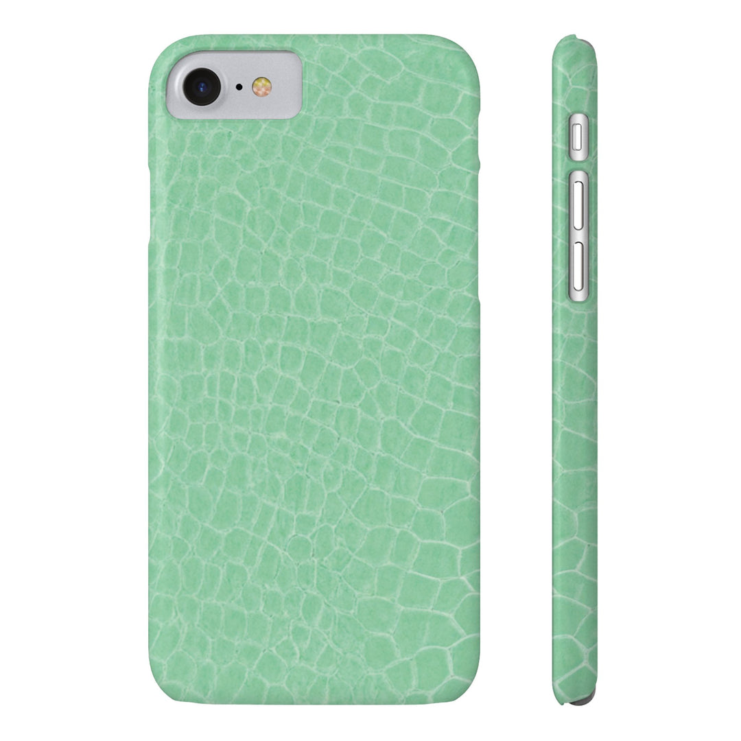Slim Non Leather Mint Color Pattern Gift for Her Cute Phone Cases for Iphone 16 Pro Max | iPhone 15 Case | iPhone 15 Pro Max Case, Iphone 14, 13, 12, 11, 10, 8, 7 - Studio40ParkLane