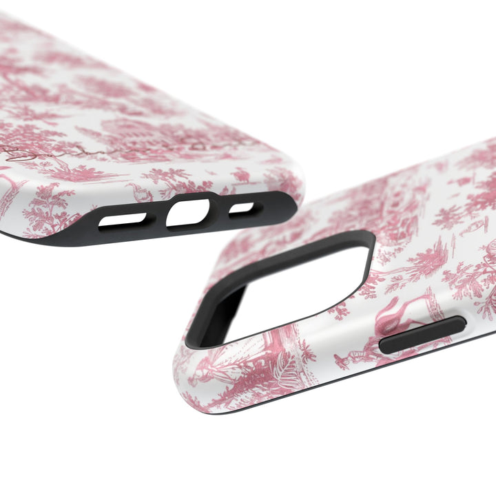 Magsafe French Toile Personalized Initial Custom Gift Cute Phone Cases for Iphone 16 Pro Max | iPhone 15, Pro Max Case, Iphone 14, 13, 12, 11, 10 - Studio40ParkLane