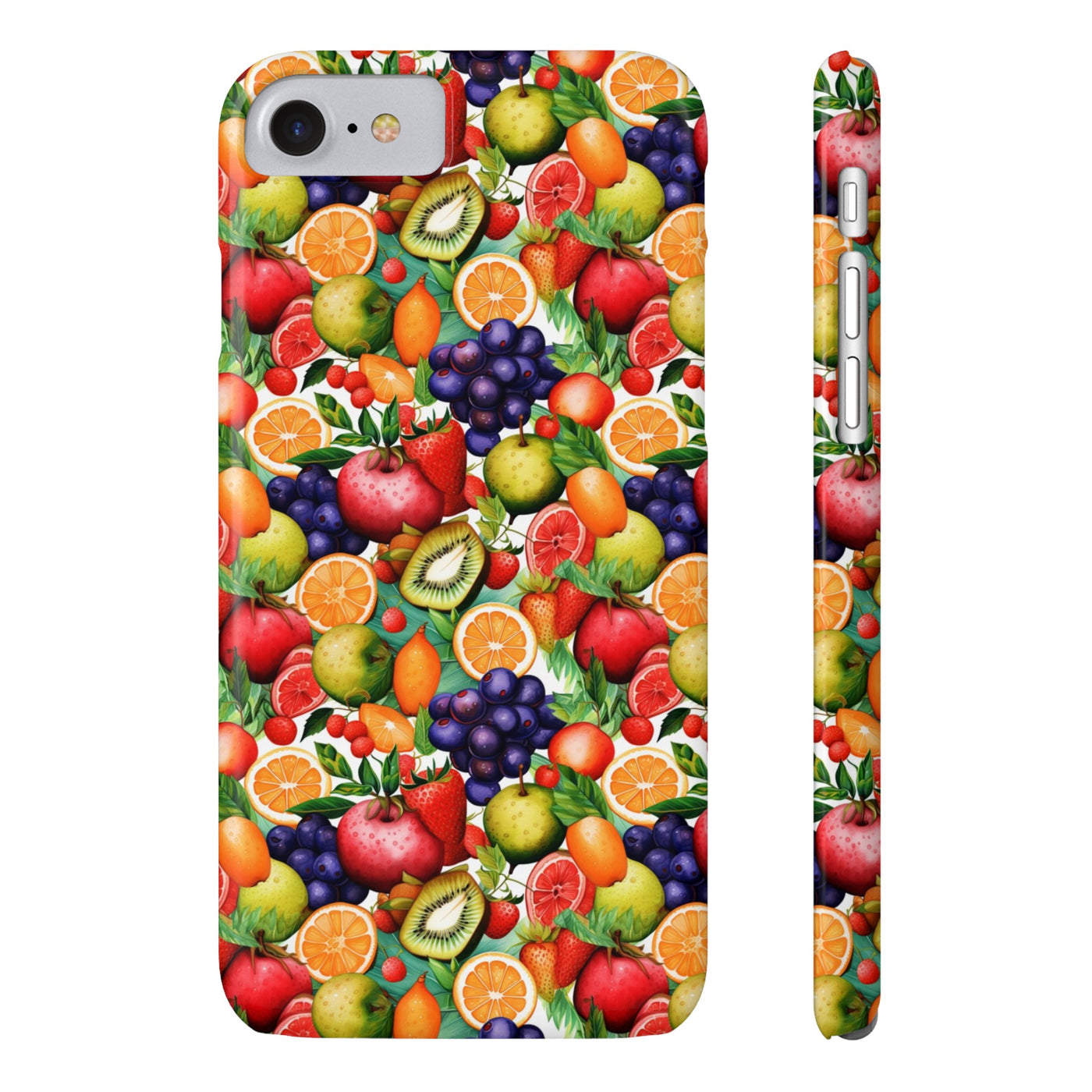 Slim Cute Phone Cases for Iphone  | iPhone 15 Case | iPhone 15 Pro Max Case, Iphone 14, Iphone 14 Pro Max, Iphone 13, Summer Fruit Mix Selection