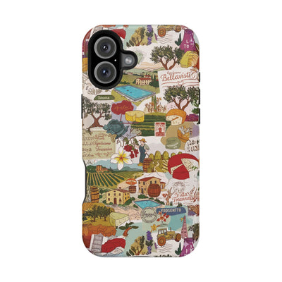 Italy Tuscany Coquette Collage Tough Magsafe Cute Phone Cases for Iphone | iPhone 17 Pro Max Case, Iphone 16, Iphone 15 14 13 12 11 10 9 - Studio40ParkLane