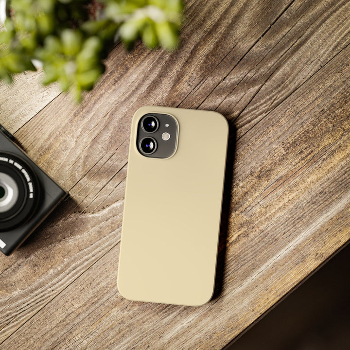 Slim Pale Yellow Gift for Her Aesthetic Cute Phone Case for Iphone 16 - | iPhone 15 Pro Max Case | iPhone 14 Case 13 12 11 10 9 8 7 - Studio40ParkLane