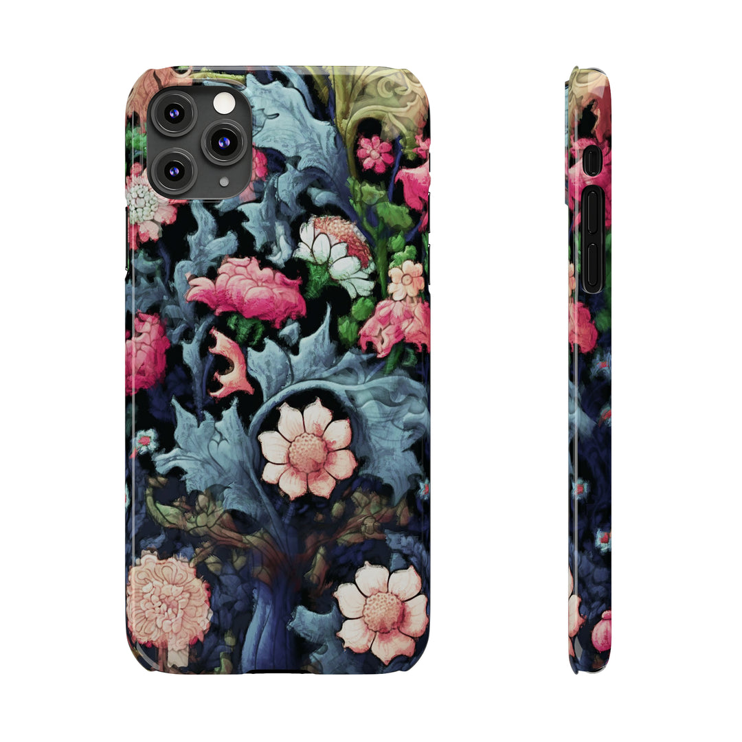 Slim Cute Phone Cases for Iphone - | iPhone 15 Case | iPhone 15 Pro Max Case, Iphone 14 Case, Iphone 14 Pro Max, Iphone 13, Flowers Scene - Studio40ParkLane