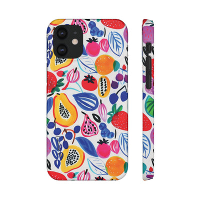 Snap Summer Fruit Gift for Her Cute Phone Cases for Samsung Galaxy S24, S23, S22, S21, S20, Plus, Ultra, Iphone 16, 15, 14, Pro and Max