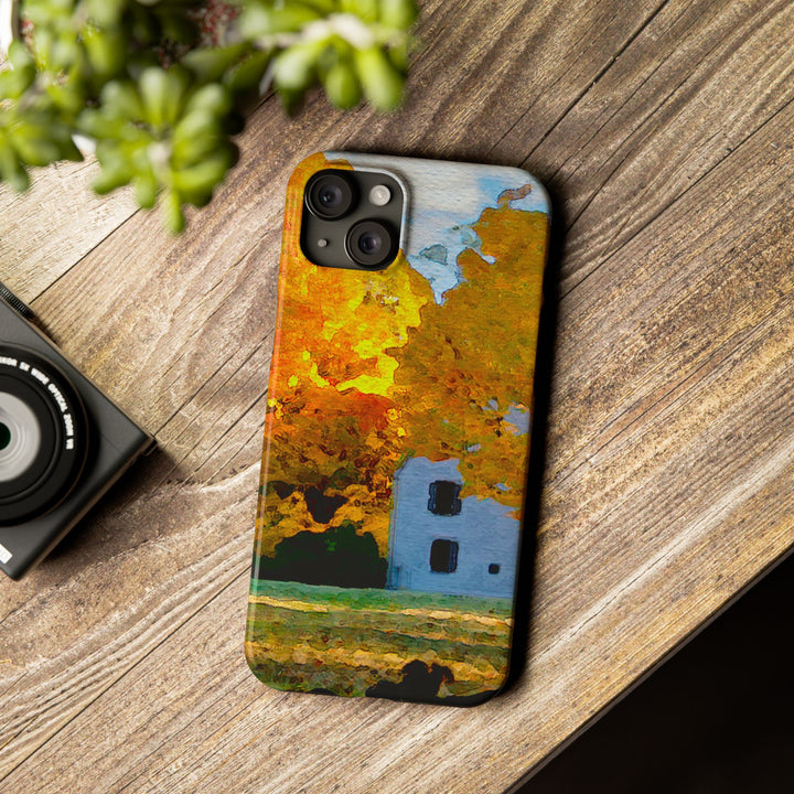 Slim Cute Phone Cases for Iphone - | iPhone 15 Case | iPhone 15 Pro Max Case, Iphone 14 Case, Iphone 14 Pro Max, Iphone 13, New England Fall Leaves - Studio40ParkLane