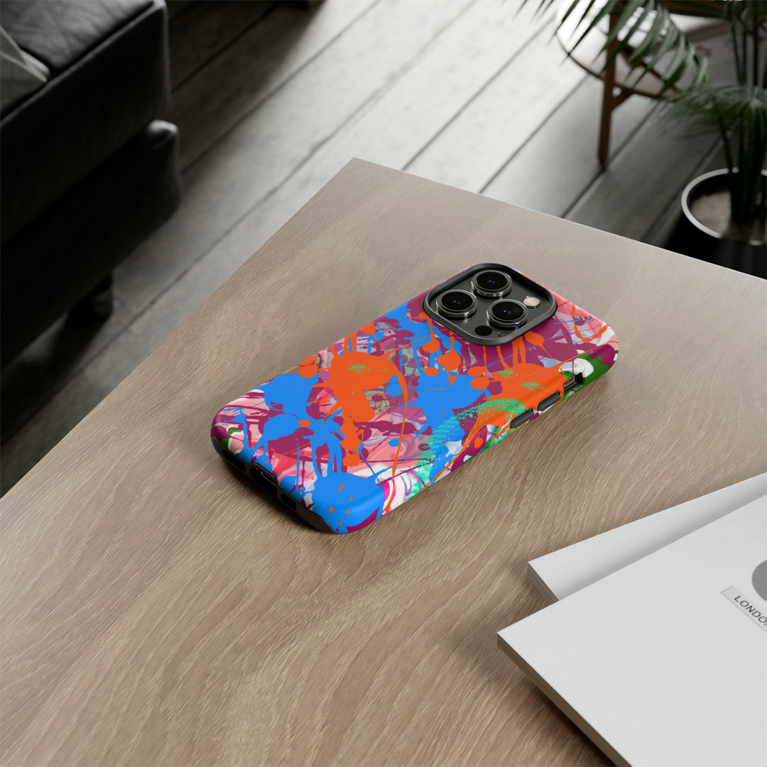 Cute IPhone Case | iPhone 15 Case | iPhone 15 Pro Max Case, Iphone 14 Case, Iphone 14 Pro Max Case IPhone Case for Art Lovers Fall Paint Splash - Studio40ParkLane