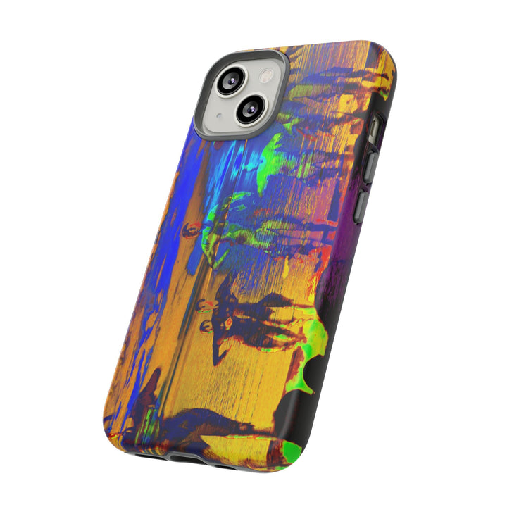 Cute IPhone Case | iPhone 15 Case | iPhone 15 Pro Max Case, Iphone 14 Case, Iphone 14 Pro Max Case IPhone Case for Art Lovers, Sunset Dance Blue Yellow - Studio40ParkLane