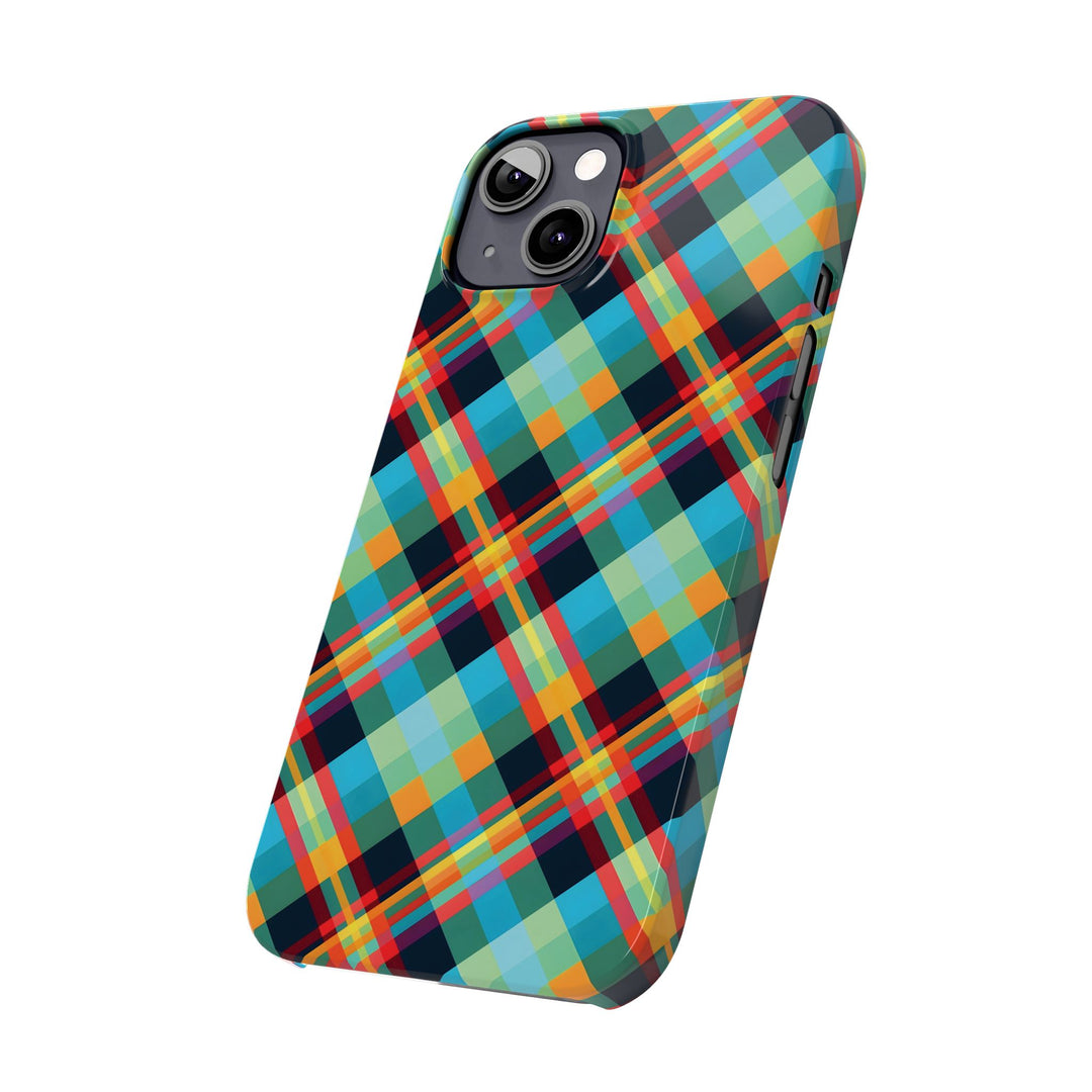 Slim Checkered Plaid Gift for Her Cute Phone Cases for Iphone 16 Pro Max | iPhone 15 Case | iPhone 15 Pro Max Case, Iphone 14, 13, 12, 11, 10, 8, 7 - Studio40ParkLane