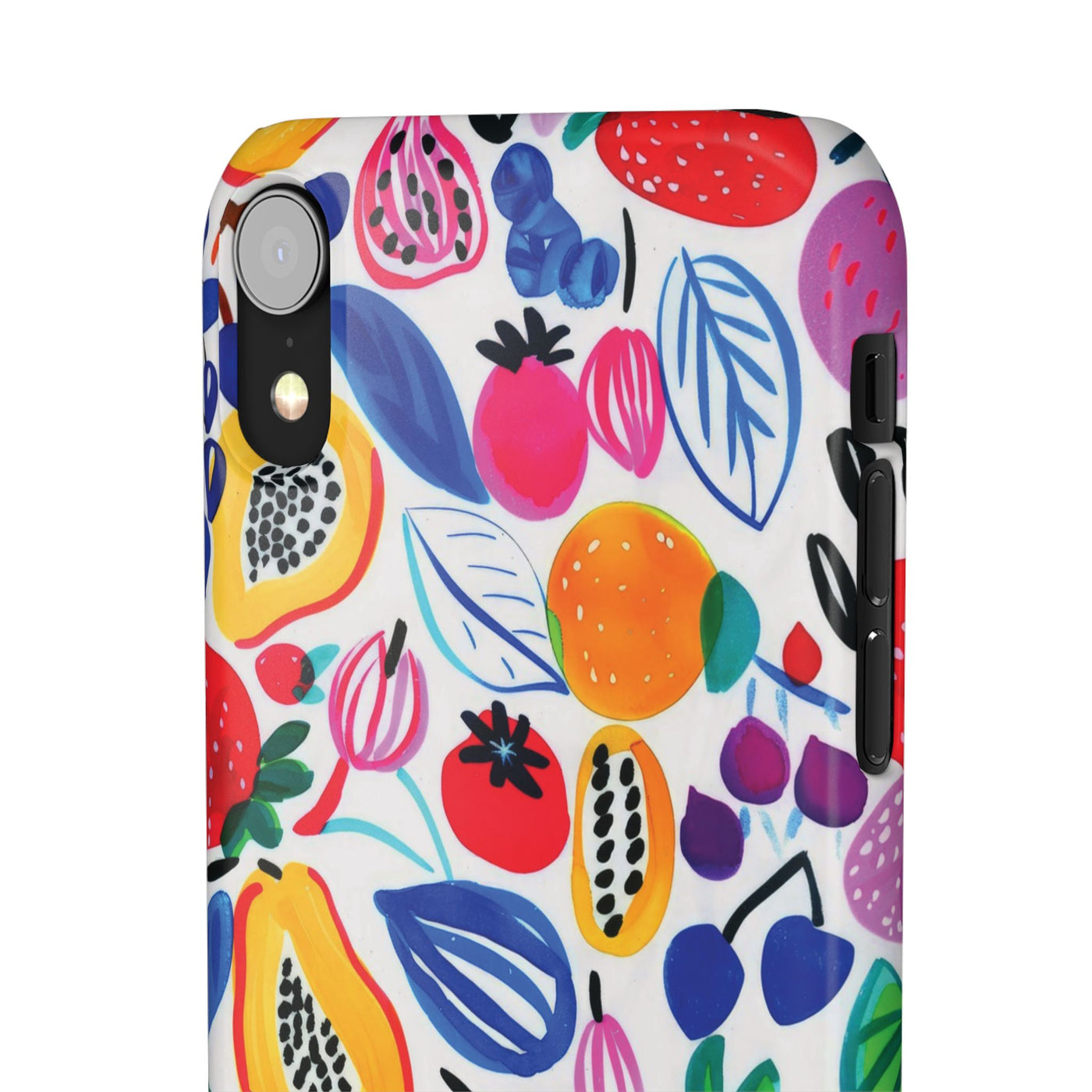 Snap Summer Fruit Gift for Her Cute Phone Cases for Samsung Galaxy S24, S23, S22, S21, S20, Plus, Ultra, Iphone 16, 15, 14, Pro and Max