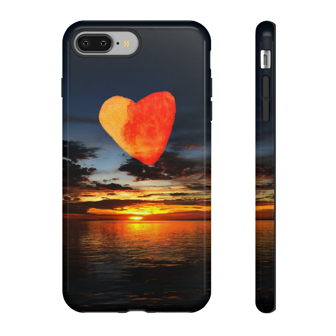 Cute IPhone Case | Rising Heart Love Sunset, iPhone 15 Case | iPhone 15 Pro Case, Iphone 14 Case, Iphone 14 Pro Max Case - Studio40ParkLane