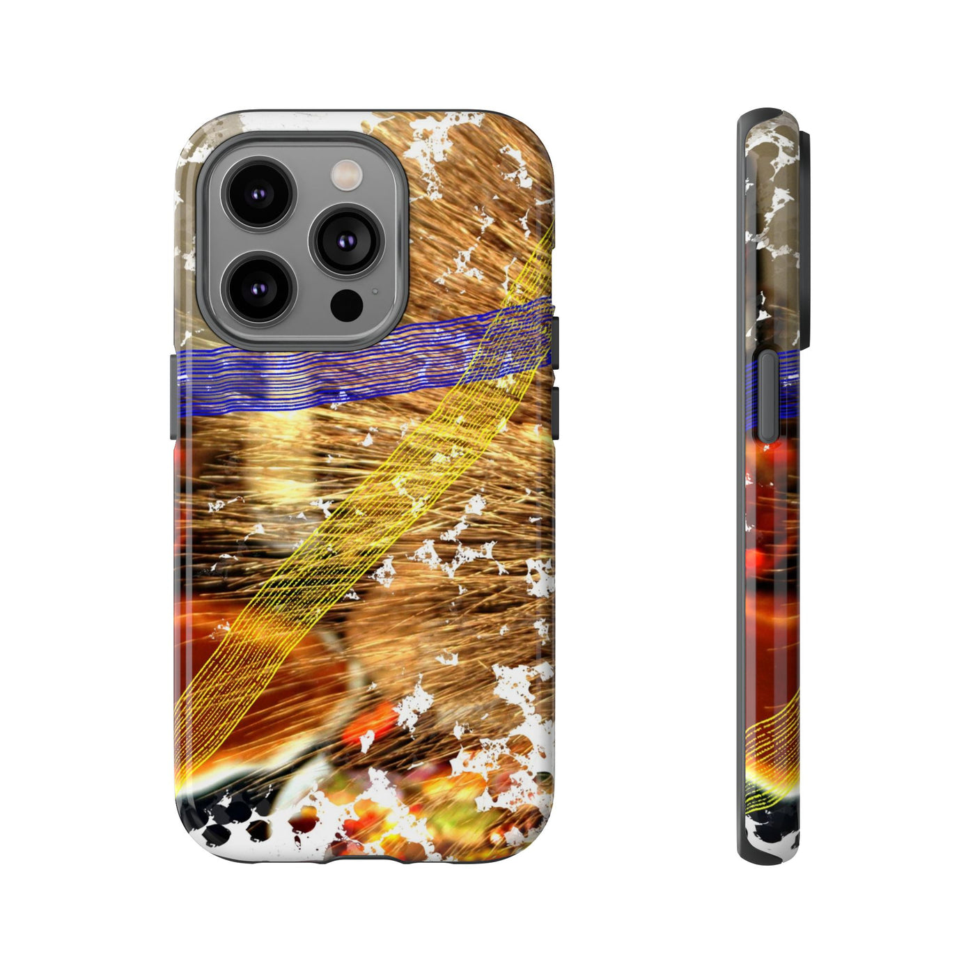 Impact Resistant, Pecan Pie Abstract, Cute Phone Cases for Samsung S24, S23, S22, S21, IPhone 15 pro Iphone 14 pro Iphone 13 IPhone 12 Iphone 11