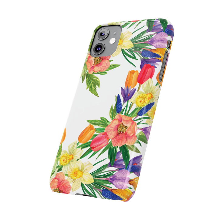 Slim Spring Flowers Gift for Her Cute Phone Cases for Iphone 16 Pro Max | iPhone 15 Case | iPhone 15 Pro Max Case, Iphone 14, 13, 12, 11, 10, 8, 7 - Studio40ParkLane