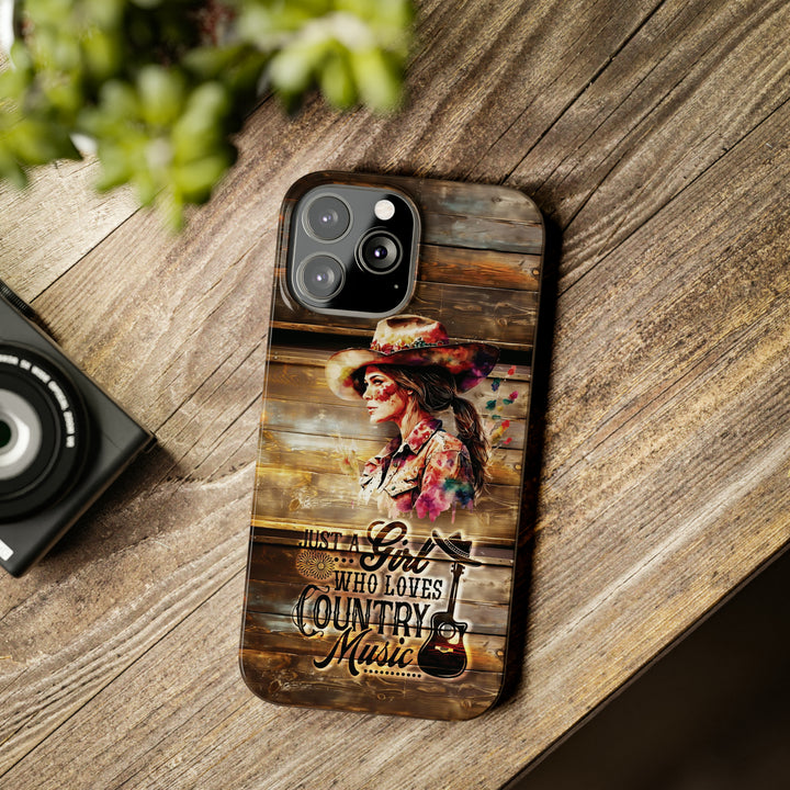 Slim Cute Phone Cases for Iphone - | iPhone 15 Case | iPhone 15 Pro Max Case, Iphone 14 Case, Iphone 14 Pro Max, Iphone 13, Country Music Girl - Studio40ParkLane