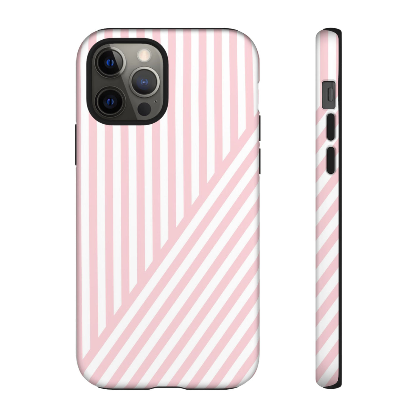 Custom Personalized Tough Phone Case - Aesthetic Stripes - For iPhone 17 Pro Max iPhone 16 Pro iPhone 15 Iphone 14 Iphone 13 Plus 13 12 11 - Studio40ParkLane