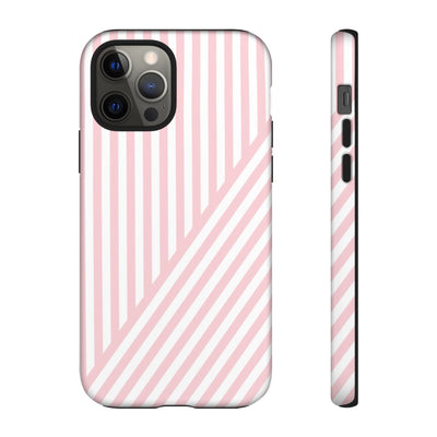 Custom Personalized Tough Phone Case - Aesthetic Stripes - For iPhone 17 Pro Max iPhone 16 Pro iPhone 15 Iphone 14 Iphone 13 Plus 13 12 11 - Studio40ParkLane
