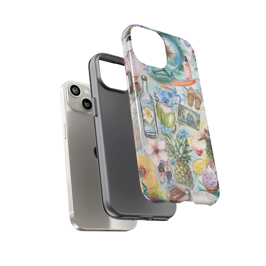 Impact Resistant, Travel Coquette Collage, Cute Phone Cases for Samsung S24, S23, S22, S21, IPhone 15 pro Iphone 14 pro Iphone 13 IPhone 12 Iphone 11 - Studio40ParkLane