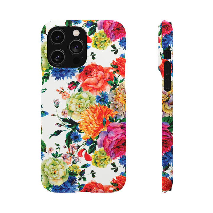 Sleek Snap Colorful Flowers Cute Phone Case for iPhone 16 15 14 13 12 11 X Xs Max Xr Pro Plus Samsung Galaxy S24 S23 S22 S21 S20 Note Ultra