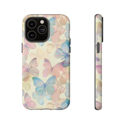 Cute Samsung Case | Cool Iphone Case | Summer Pastel Butterflies, Samsung S24, S23, S22, S21, IPhone 15 Case | Iphone 14 Case, Iphone 13 Case