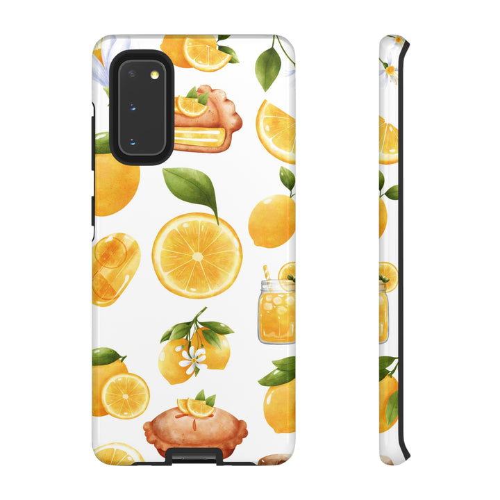 Cute Samsung Phone Case | Aesthetic Samsung Phone Case | Galaxy S23, S22, S21, S20 | Summer Fruit Lemons, Protective Phone Case - Studio40ParkLane