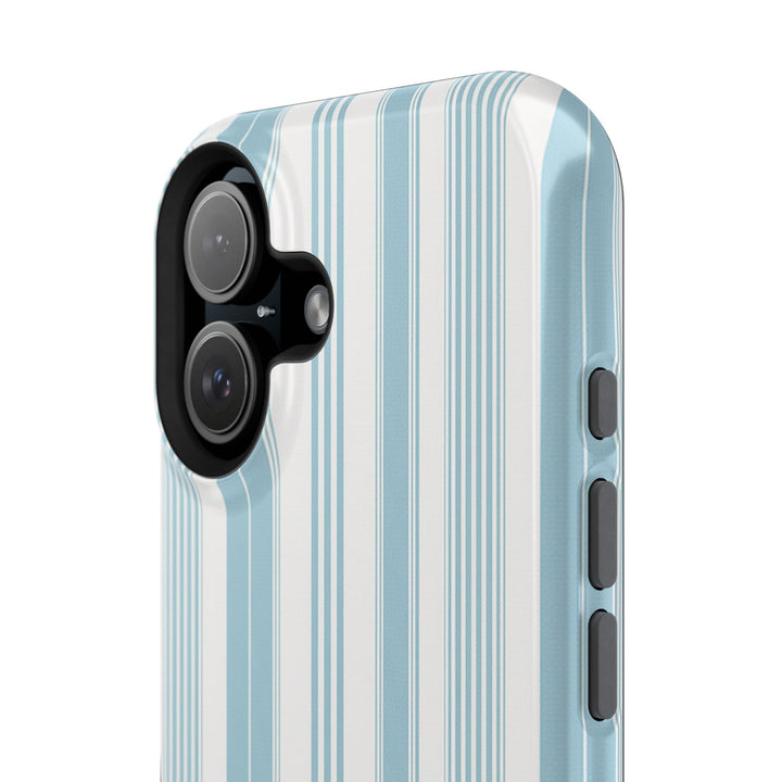 MagSafe Cute Phone Case, Coastal Striped Phone Case for iPhone 17 16 15 14 13 12 Pro Max, Samsung S26 S25 S24 Ultra case - Studio40ParkLane