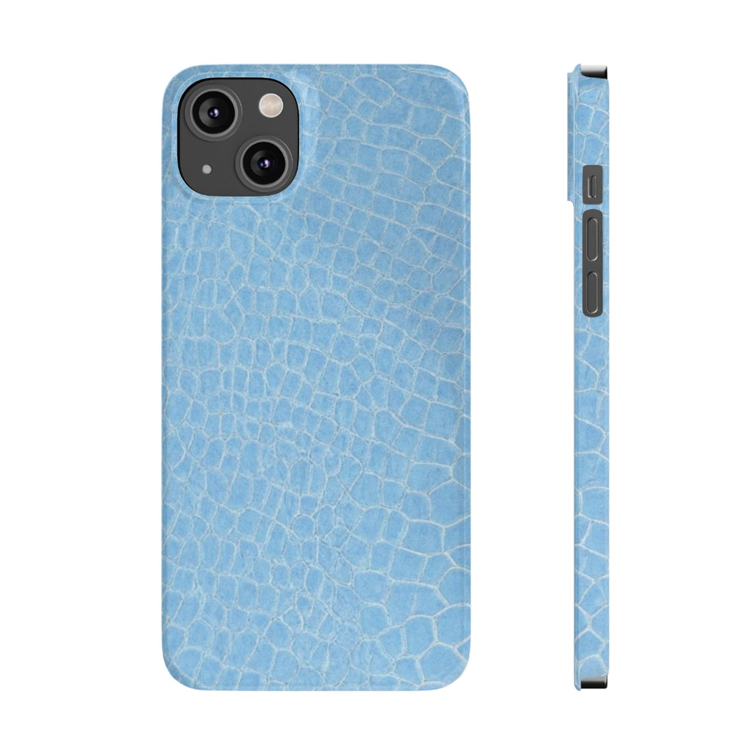 Slim Non Leather Blue Color Pattern Gift for Her Cute Phone Cases for Iphone 16 Pro Max | iPhone 15 Case | iPhone 15 Pro Max Case, Iphone 14, 13, 12, 11, 10, 8, 7 - Studio40ParkLane