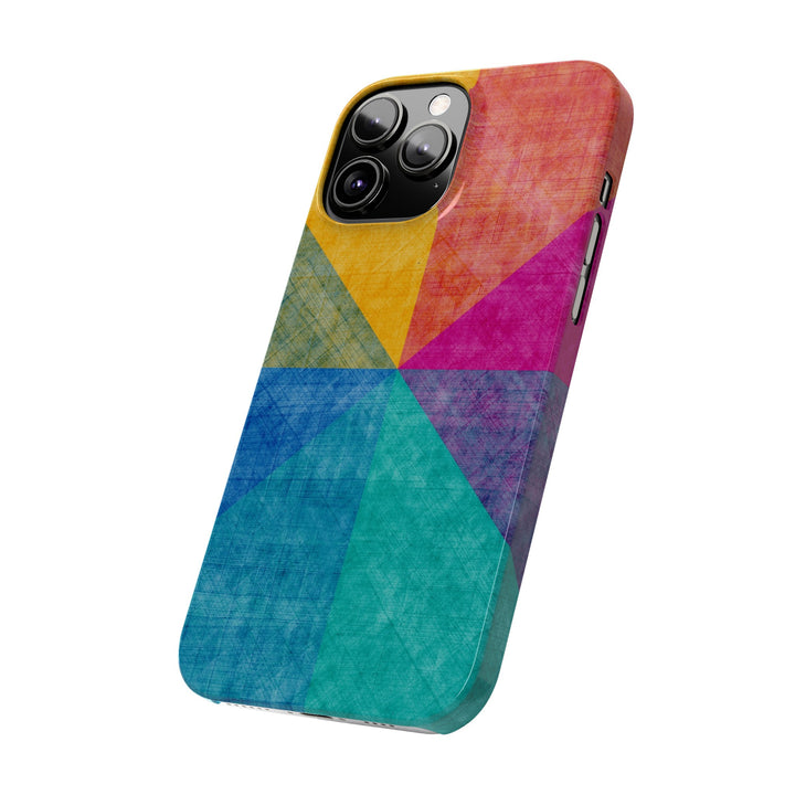Slim Cute Phone Cases for Iphone | iPhone 15 Case | iPhone 15 Pro Max Case, Iphone 14, Iphone 14 Pro Max, Iphone 13, Abstract Colored Shapes - Studio40ParkLane