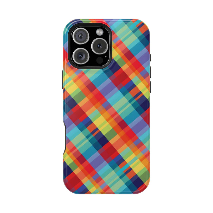 Checkered Plaid Magsafe Gift for Her Cute Phone Case for Iphone, | iPhone 16 | iPhone 15 Pro Max, Iphone 14 Pro Max, 13 12 11 10 9 8 7 - Studio40ParkLane