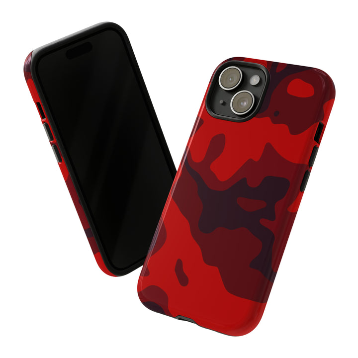 Cute IPhone Case | iPhone 15 Case | iPhone 15 Pro Max Case, Iphone 14 Case, Iphone 14 Pro Max Case IPhone Case for Art Lovers - Red Camo - Studio40ParkLane