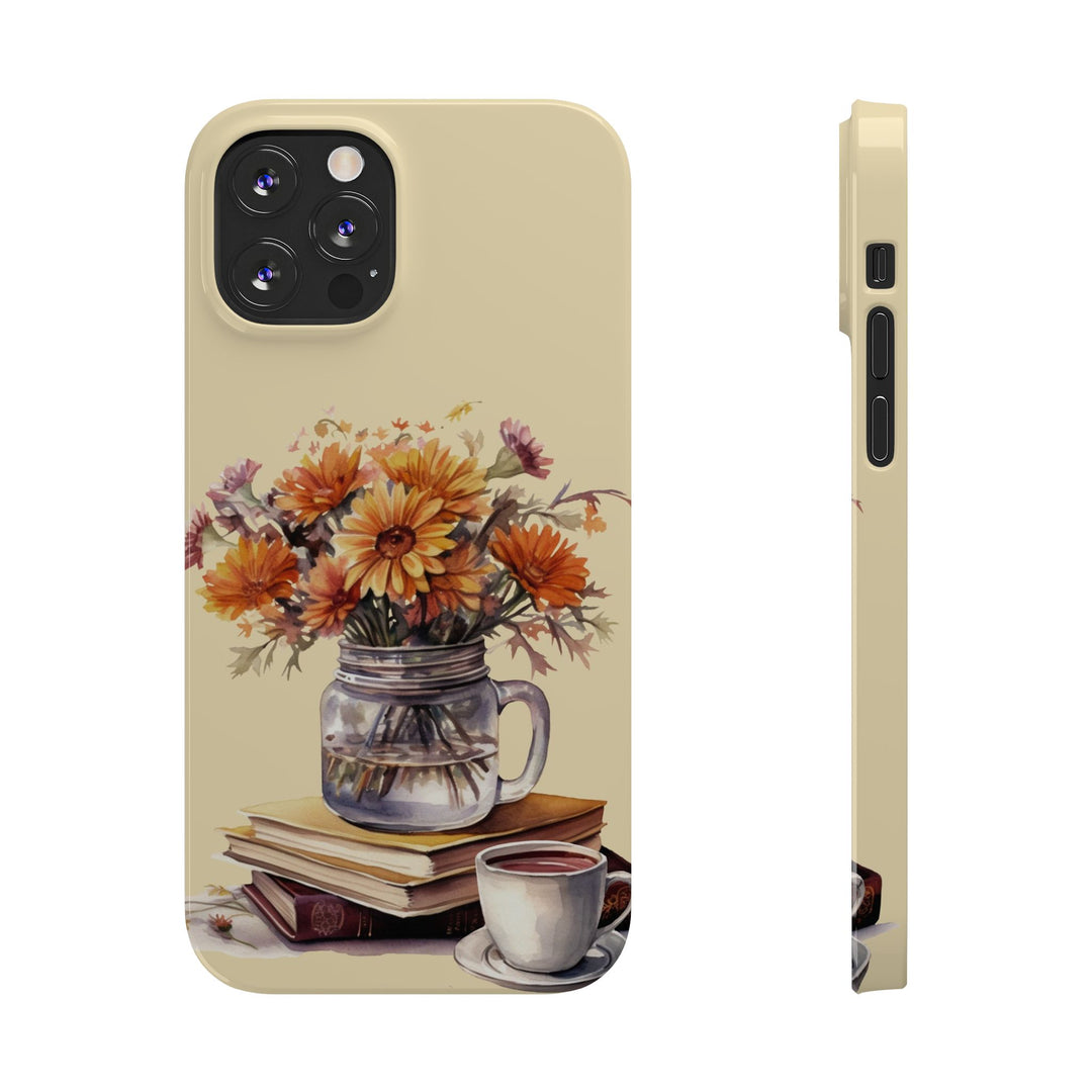 Slim Fall Autumn Leaves Cute Phone Cases for Iphone 16 | iPhone 15 Case | iPhone 15 Pro Max Case, Iphone 14, Iphone 14 Pro Max, Iphone 13, Slim Mom Dad Gift - Studio40ParkLane
