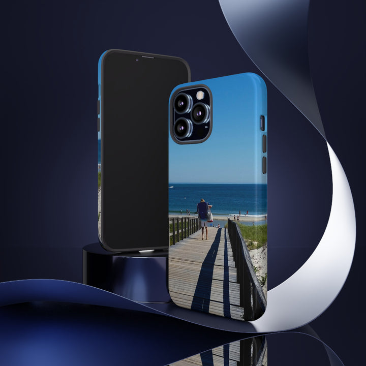 Cute Samsung Case | Cool Iphone Case | Summer Beach Walk, Samsung S24, S23, S22, S21, IPhone 15 Case | Iphone 14 Case, Iphone 13 Case - Studio40ParkLane