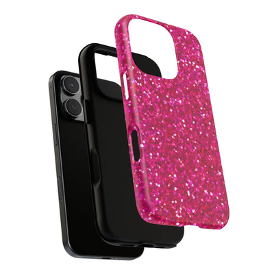 Pink Glitter Cute Phone Case, for IPhone 16 pro Max | Iphone 15, Iphone 14, IPhone 13 Case, 11 8 7, Samsung Galaxy S24, S23, S22, S21, 2 Layer Protection