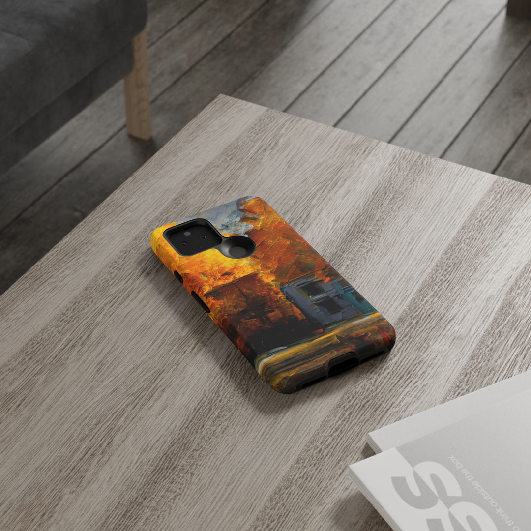 Impact Resistant, Fall Leaves Oil Painting, Cute Phone Cases for Samsung S24, S23, S22, S21, IPhone 15 pro Iphone 14 pro Iphone 13 IPhone 12 Iphone 11 - Studio40ParkLane