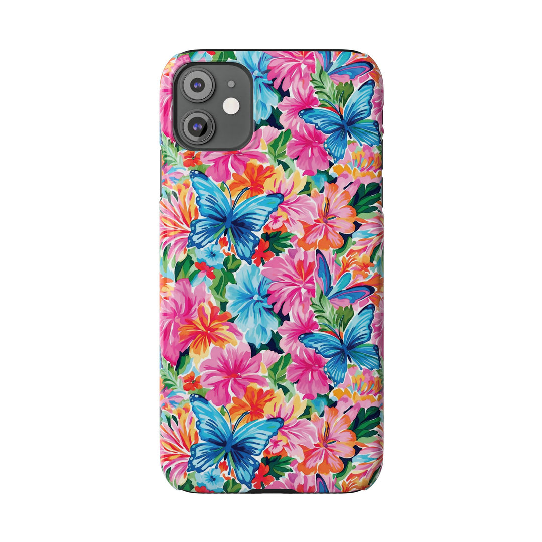 Slim Butterflies Flowers Gift for Her Cute Phone Cases for Iphone 16 Pro Max | iPhone 15 Case | iPhone 15 Pro Max Case, Iphone 14, 13, 12, 11, 10, 8, 7 - Studio40ParkLane
