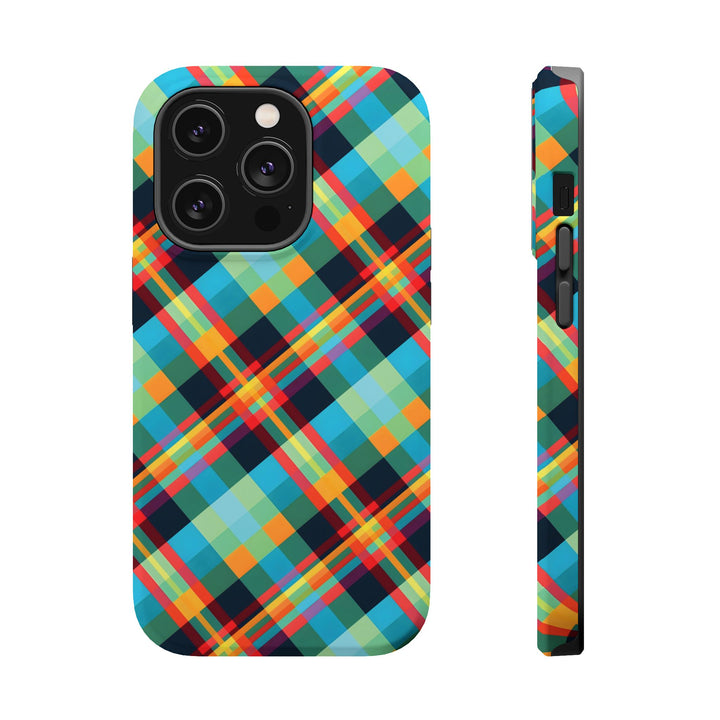 Checkered Plaid Magsafe Gift for Her Cute Phone Case for Iphone, | iPhone 16 | iPhone 15 Pro Max, Iphone 14 Pro Max, 13 12 11 10 9 8 7 - Studio40ParkLane