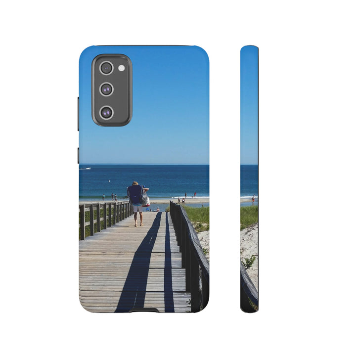 Cute Samsung Case | Cool Iphone Case | Summer Beach Walk, Samsung S24, S23, S22, S21, IPhone 15 Case | Iphone 14 Case, Iphone 13 Case - Studio40ParkLane