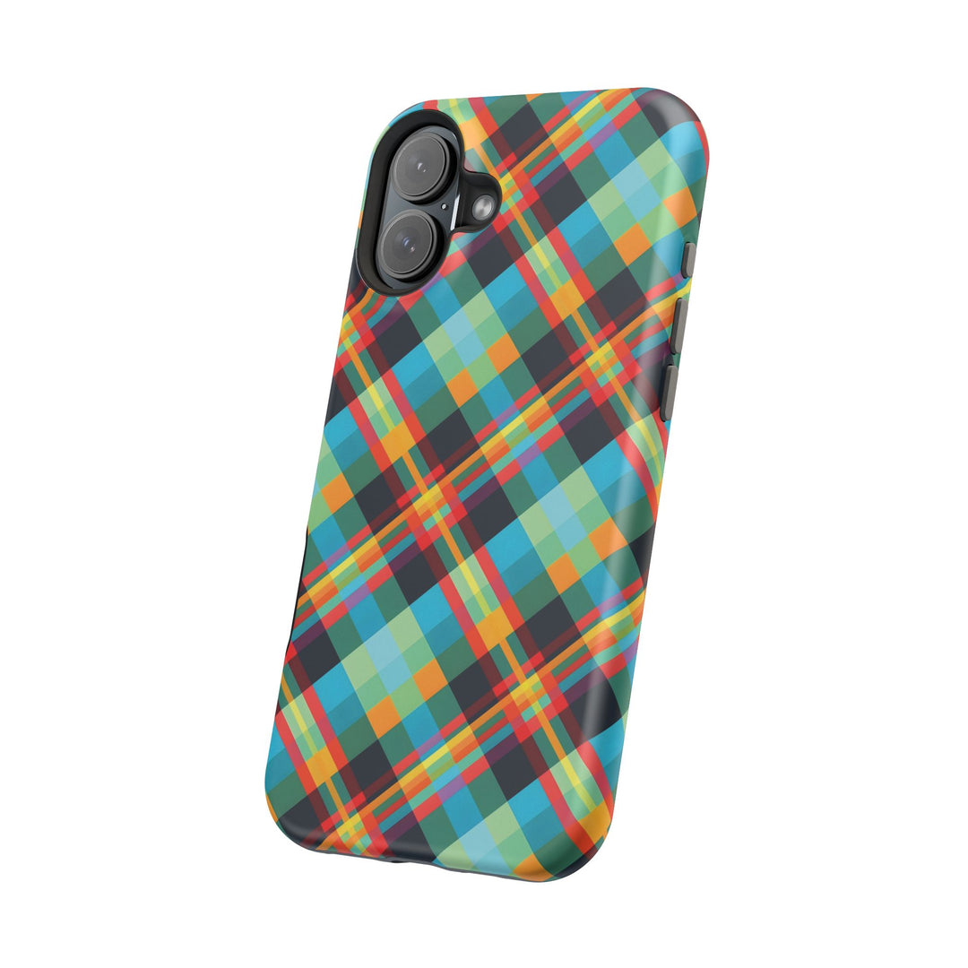 Checkered Plaid Magsafe Gift for Her Cute Phone Case for Iphone, | iPhone 16 | iPhone 15 Pro Max, Iphone 14 Pro Max, 13 12 11 10 9 8 7 - Studio40ParkLane