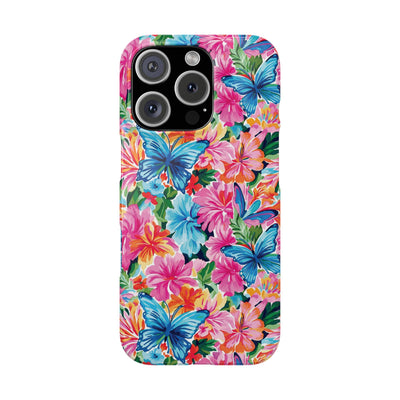 Slim Butterflies Flowers Gift for Her Cute Phone Cases for Iphone 16 Pro Max | iPhone 15 Case | iPhone 15 Pro Max Case, Iphone 14, 13, 12, 11, 10, 8, 7 - Studio40ParkLane