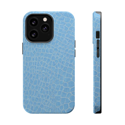 Non Leather Blue Color Pattern Magsafe Cute Phone Case for Iphone Gift for Her, | iPhone 15 Case | iPhone 15 Pro Max Case, Iphone 14, Iphone 14 Pro Max, Iphone 13, Iphone 16