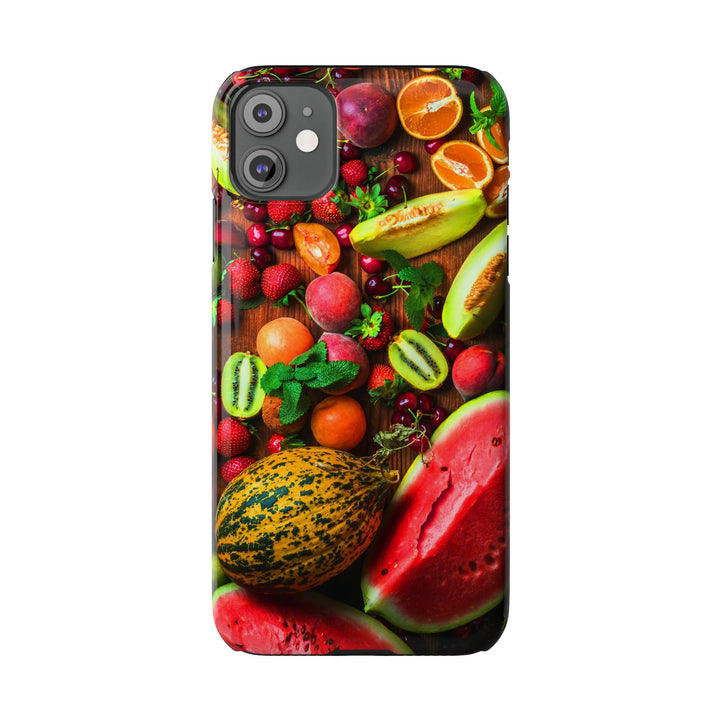 Slim Fall Fruit Collage Phone Cases for Iphone 16 | iPhone 15 Case | iPhone 15 Pro Max Case, Iphone 14, Iphone 14 Pro Max, Iphone 13, Slim Mom Dad Gift - Studio40ParkLane