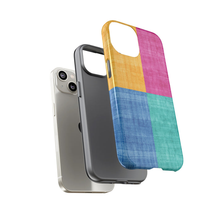 Impact Resistant, Colored Shapes, Cute Phone Cases for Samsung S24, S23, S22, S21, IPhone 15 pro Iphone 14 pro Iphone 13 IPhone 12 Iphone 11 - Studio40ParkLane